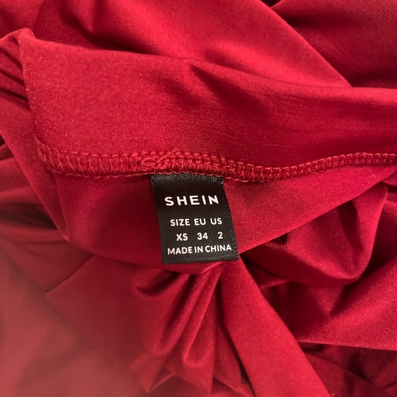 Red Crop Top And Skirt Set | Color: Red | Size: XS - Picture 6 of 6